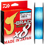 Daiwa 12796113 J-Braid Grand X8 270 M Красный  Blue 0.130 mm 