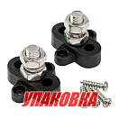 Клемма-штифт одинарная, M10, черная/черная (упаковка из 30 шт.) Marine Rocket 4620136060035_pkg_30