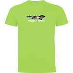 Kruskis CA65500628K034 Футболка с коротким рукавом Fishing Fever Зеленый Light Green 3XL
