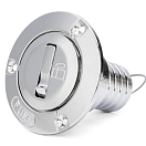 Заливная горловина бака без замка, хромированная/топливная