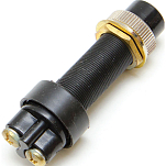 Sierra 11-MP39160 Кнопочный переключатель мгновенного зажигания Золотистый Bronze 30A 
