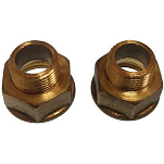 Goldenship GS30195 Латунь 3/8´´ M 1/2´´ F Переходная втулка Золотистый Brass