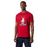 Helly hansen 34222_163-XL Футболка с коротким рукавом Shoreline Красный Red XL