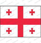 Флаг Грузии гостевой Adria Bandiere BG302 30x45 см