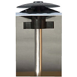 Carver industries 500-60002 Vent II Служба поддержки Черный Chrome 56 x 178 cm 
