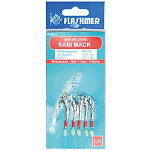Flashmer BDSM10 Sabi Mack Рыболовное Перо Серый Grey 1/0 