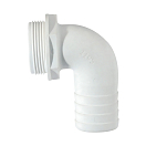 Купить Угловой фитинг Can-SB 12.2154 1"1/2 90° Ø38мм для сточных баков из пластика белый 7ft.ru в интернет магазине Семь Футов