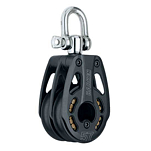 Harken 3217 High Load Doube Block 57 mm Серебристый Black / Silver