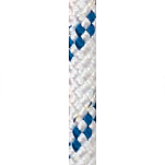 Poly ropes POL2206812608 Poly-Braid 32 150 m Веревка Белая Blue 8 mm 