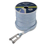 Talamex 01920901 8 mm Rope With Pin Shackle Голубой  White / Blue 30 m 