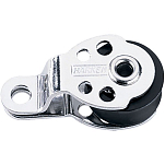 Harken 432 Pivoting Cheek Air Block 16 mm Серебристый Silver / Black