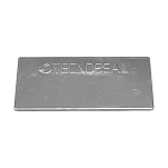 Цинковый прямоугольный анод Tecnoseal 00253 300x150x27мм