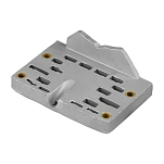 Enrico polipodio 2626205 OMC 100-245HP Анод из цинковой пластины Bee Nest  Silver 117 x 7 x 3 mm 