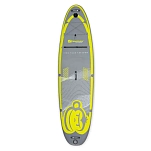 Ridgemonkey out095-sc1 Надувная доска для падлбординга Freedom 10´6´´ Light Grey / Fluoro Yellow 90x38x26 320 cm