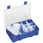 Kolpo 1630012 9 Отсеки Коробка для мелких деталей  Blue / Clear 28 x 19 x 5 cm