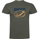 Купить Kruskis CA65500338C068 Футболка с коротким рукавом Seafood Squid Зеленый Dark Army Green L 7ft.ru в интернет магазине Семь Футов