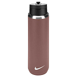 Nike N100163220324 SS Recharge Straw 24oz/700ml Бутылка для воды из нержавеющей стали Серебристый Smokey Mauve / Black / Platinum Violet