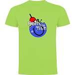 Kruskis CA65500428K046 Футболка с коротким рукавом Born To Fish Hook Зеленый Light Green XL