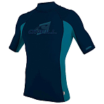 O´neill wetsuits 4341-187-6 Premium Skins Футболка с коротким рукавом UV Голубой Abyss / Tide Pool / Abyss 6