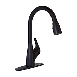 Phoenix 800-PF231761 кран Premium Single Золотистый  Matte Black 203.20 mm