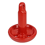 Речной якорь гриб Marine Rocket 4620136018432_pkg_10 5кг 10шт/уп из нержавеющей стали в красной ПВХ-оболочке