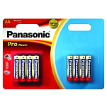 Panasonic LR6PPG_8BP LR06 ProPower AA 6+2 единицы Золотистый Black