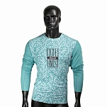 Höwk HTSCGM Футболка с длинным рукавом с защитой от ультрафиолета Logo Голубой Coral Green M