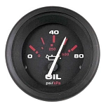 Veethree VEM57903E Amega 0-80 psi Масляный манометр Black 52 mm