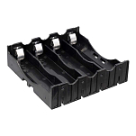 Euroconnex PP001-4 18650 Держатель батареи Printec Circuit 2 единицы измерения Серебристый Black