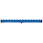 Colmic AP00023B фиксированный винт насест Top Kit Back Stop 15 Секции Black / Blue 100 cm