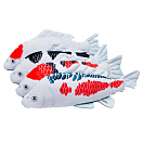 Купить Gaby GP-175181 То Koi Карповая подушка среднего размера Белая White / Red / Navy 7ft.ru в интернет магазине Семь Футов