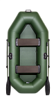 Надувная лодка ПВХ, Барс 240, зеленый 2104040004641