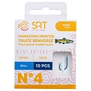 Купить Sert SETAN0076-0008-18 крючок с бородкой Special Trout 70 cm 0.180 mm Бесцветный Blue 8 7ft.ru в интернет магазине Семь Футов