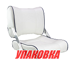 Кресло с перекидной спинкой, обивка белый винил (упаковка из 6 шт.) Marine Rocket 16102W-MR_pkg_6