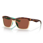 Costa 06S9053-90530155 поляризованные солнцезащитные очки Anaa Retro Tort / Cream / Min Copper 580P/CAT2