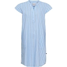 Купить Sea ranch 23-6-062-4166-xl Миди-платье с короткими рукавами Pauline Powder Blue / White 30x25x2 7ft.ru в интернет магазине Семь Футов