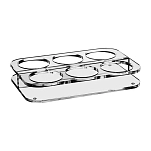 Marine business 16650 поднос Waves L  Clear 24.5 x 38 x 5.5 cm