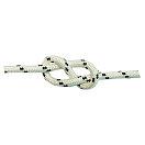 Купить Monteisola 810418 100 m Плетеная накидка Серебристый White 18 mm  7ft.ru в интернет магазине Семь Футов