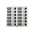 Купить Панель на 12 выключателей Lalizas Sp12 Ultra 31299 10A 12-24В 180х165мм стальная из нержавеющей стали 7ft.ru в интернет магазине Семь Футов