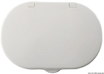 Простая крышка Oval овальной формы и белого цвета, Osculati 15.900.03