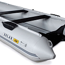 Надувная лодка ПВХ SOLAR-420 К (Максима), серый SLR420k_max_grey