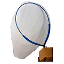 Купить Lineaeffe 6103295 Oval Головка подсачека Серый Blue 55 x 45 cm  7ft.ru в интернет магазине Семь Футов