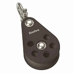 Barton marine BTN07130 Одинарный поворотный блок T7 Серебристый Black