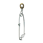 Kali 82939 Жесткие округлые бусины Серебристый 90 Kg 2.6 x 100 mm (90 Kg) 