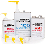 West system 655-300 AB Group Набор мини-насосов Бесцветный