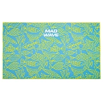 Madwave M0764 06 0 00W полотенце Microfiber Fishes  Azure 80x140 cm