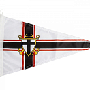 CLUB BURGEES D4AMW Club Burgee для Baltische Segler Vereinigung Hamburg (зарегистрированная в Германии ассоциация)