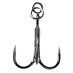 Savage gear SVS72371 Sgy 1X Ring Rigged Тройной Крючок 8 единицы Silver 10