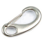 Pike n bass 248585 Карабин безопасности Серый Silver 50 mm 