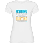 Kruskis 11502102mc080 Футболка с коротким рукавом Fishing Solves White 30x25x2